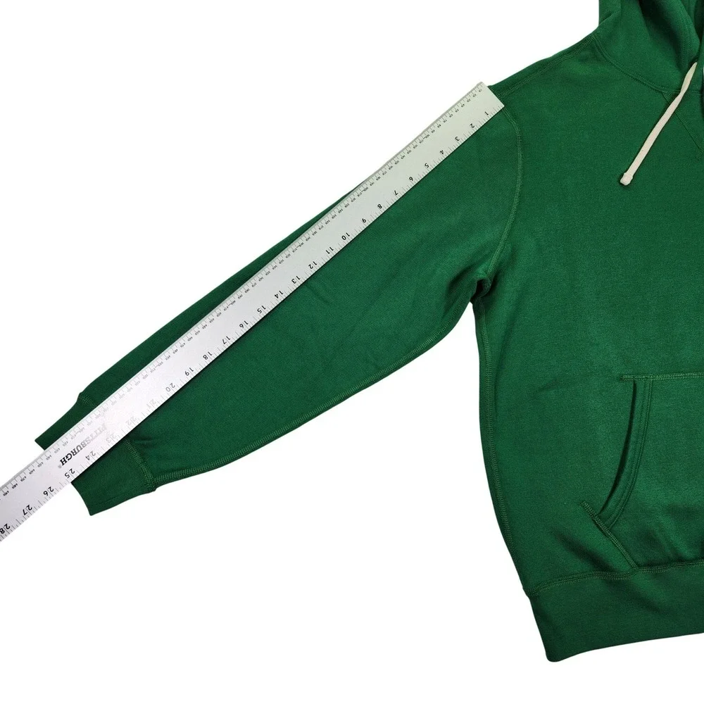 Polo Ralph Lauren Green Fleece Hoodie Mens Size L Classic Pony Logo Casual New